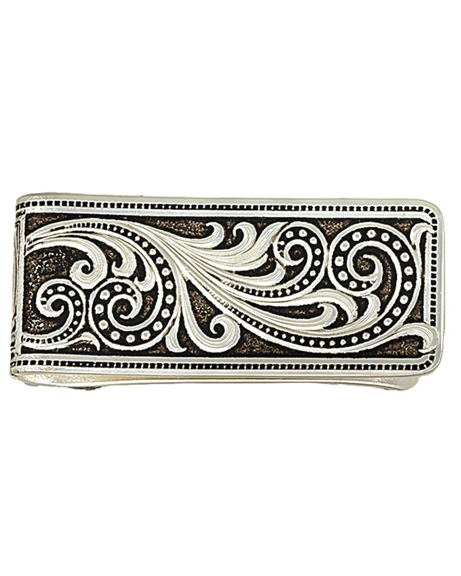 Beaded Scroll Money Clip