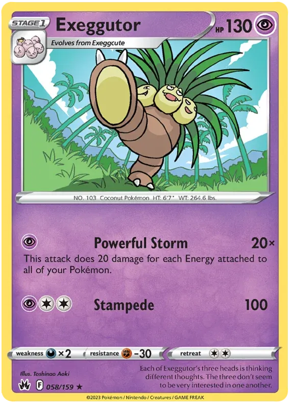 [Collector Troves] Pokemon Sword & Shield Crown Zenith Exeggutor