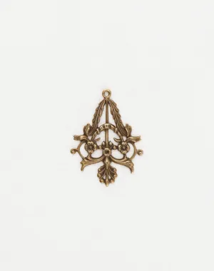 Fanned Filigree, 33x25mm, (1pc)