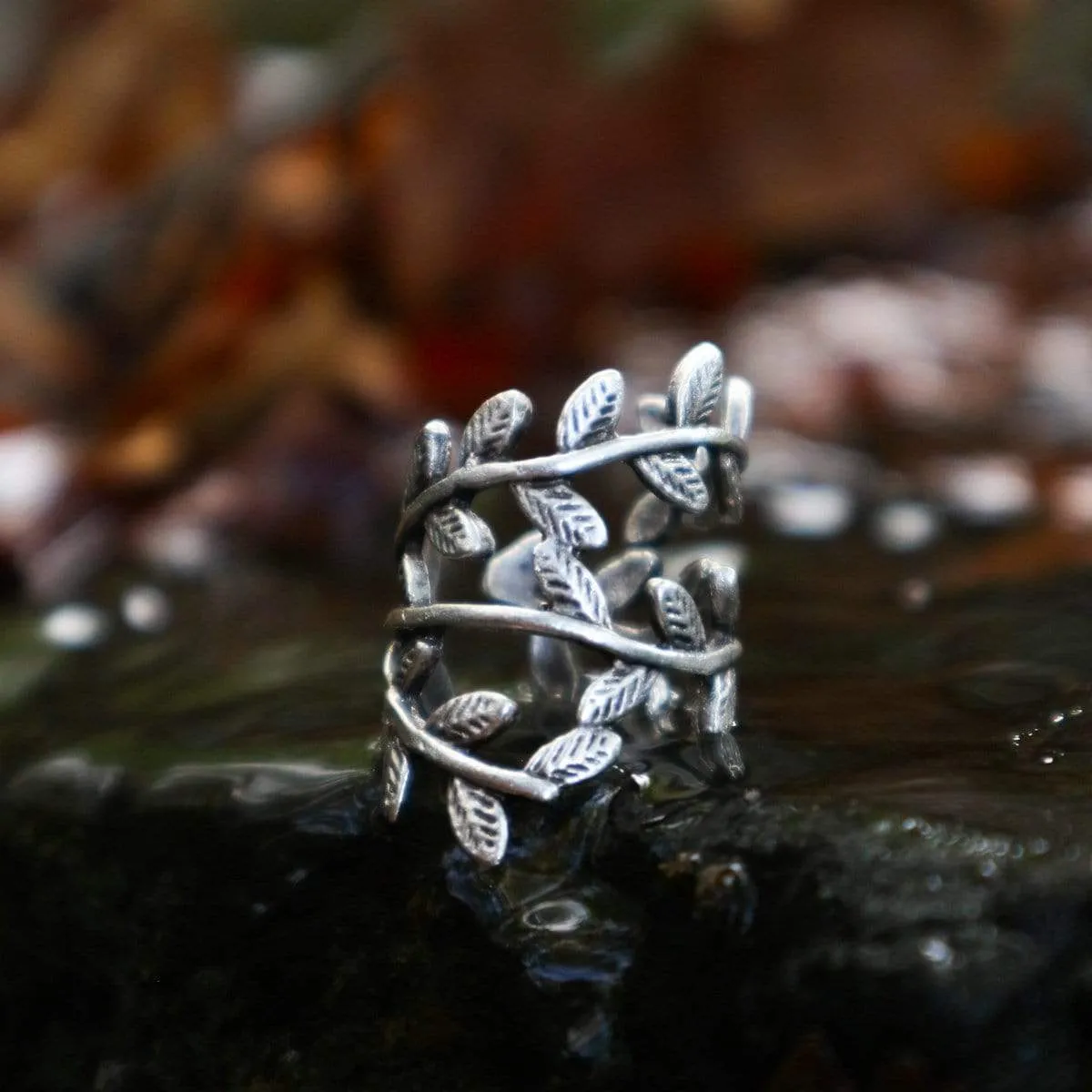 Olive Crown Ring
