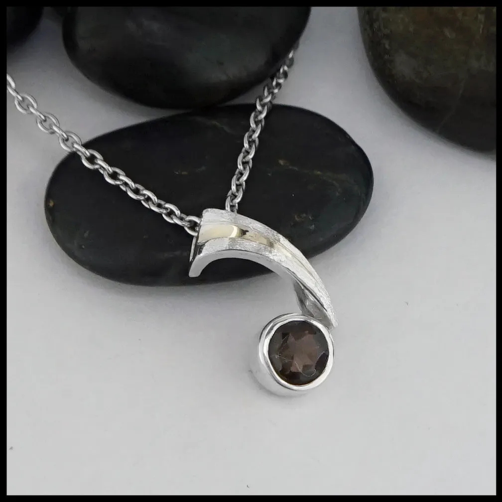Unique Smokey Quartz Pendant